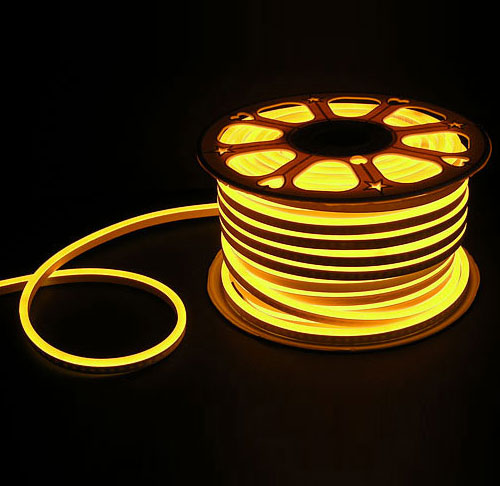 LED 네온플렉스 50M (황색/2핀)