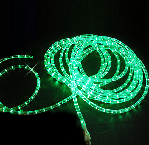 LED 원형논네온 10M (녹색/2핀)